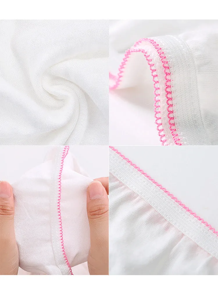 5 Pieces Solid Portable Cotton Disposable Panties