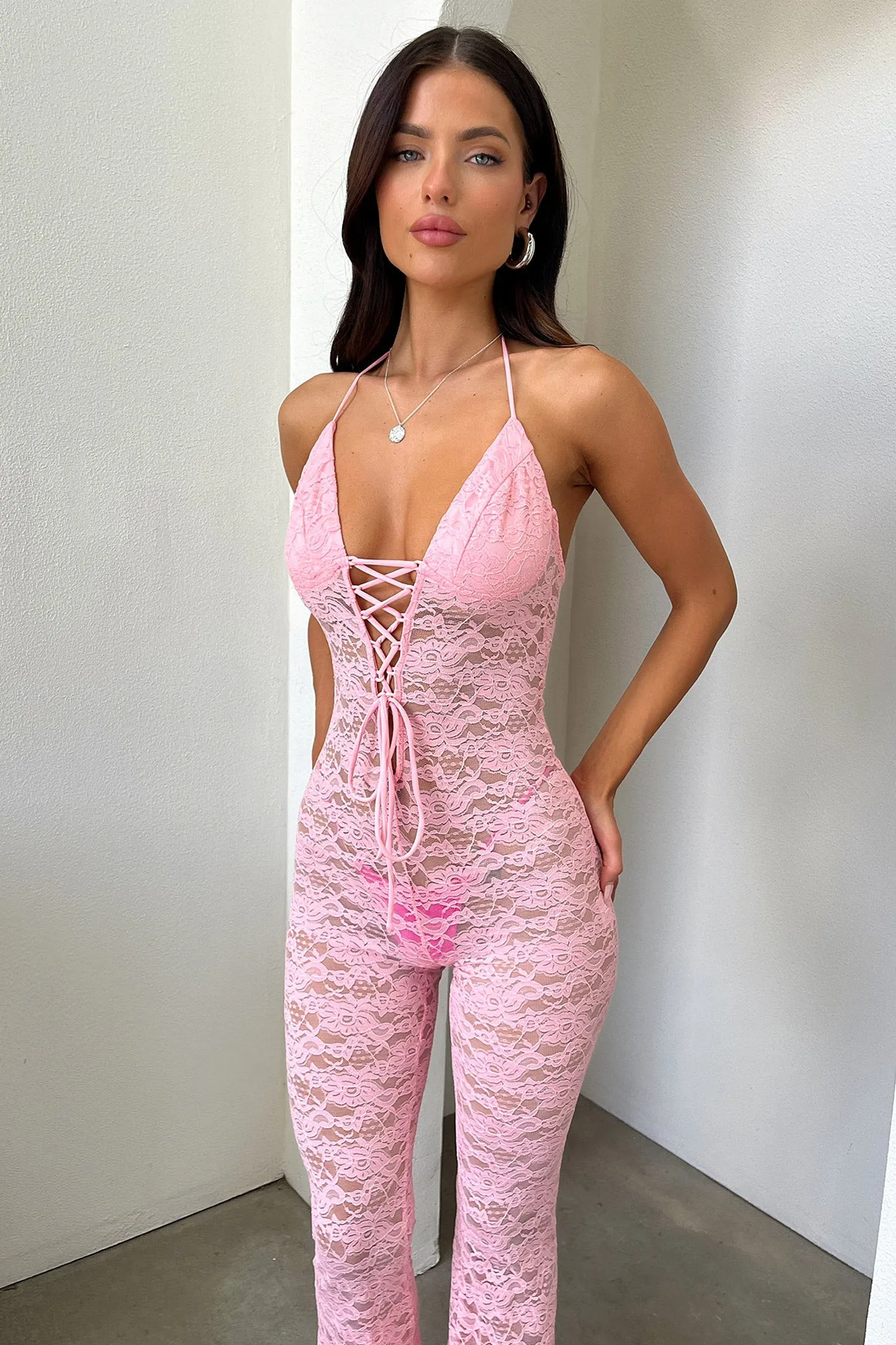 Alfonzo Jumpsuit - Baby Pink