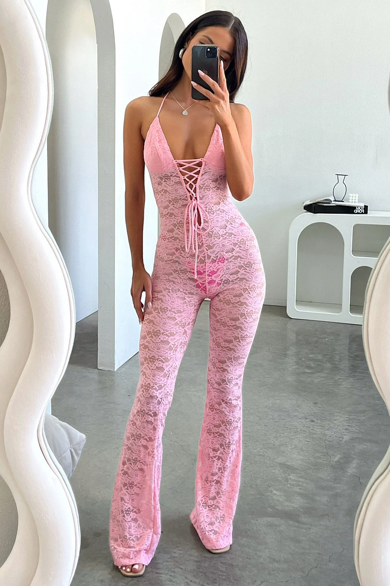 Alfonzo Jumpsuit - Baby Pink