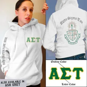 Alpha Sigma Tau Crest Hoodie - G185 - SUB