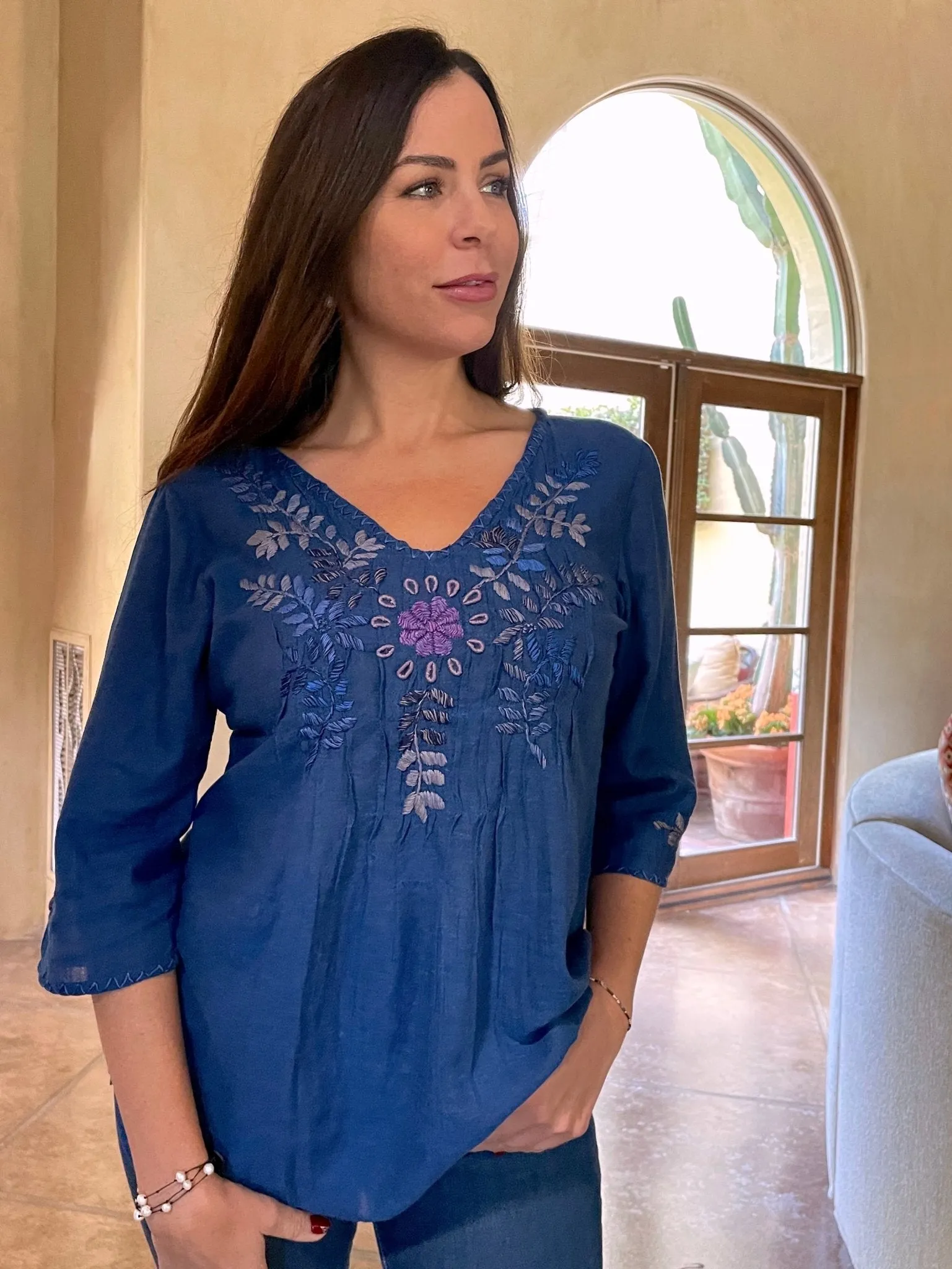 Amara Blackberry Tunic