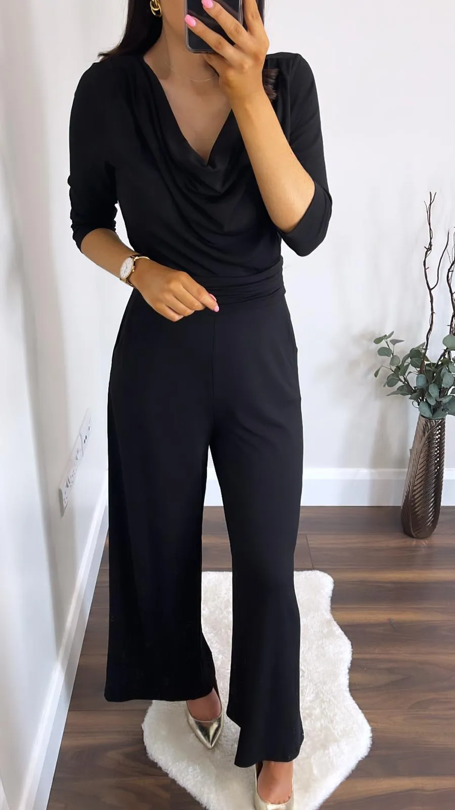 Beverley Jumpsuit (Black)