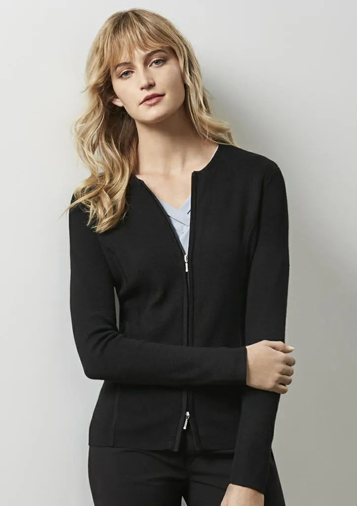 Biz Collection LC3505 Ladies 2-Way Zip Cardigan