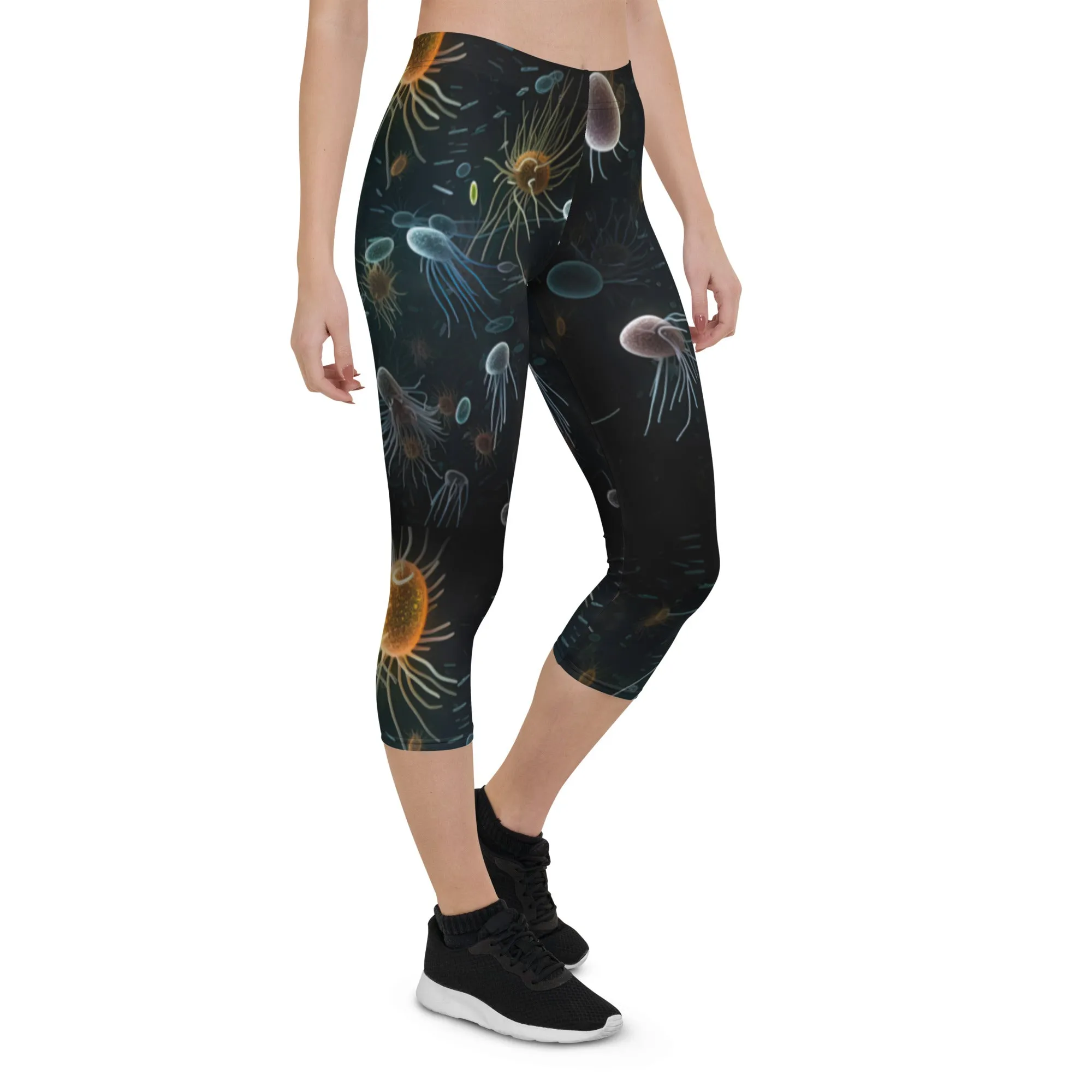 Capri Leggings Microbial Galaxy