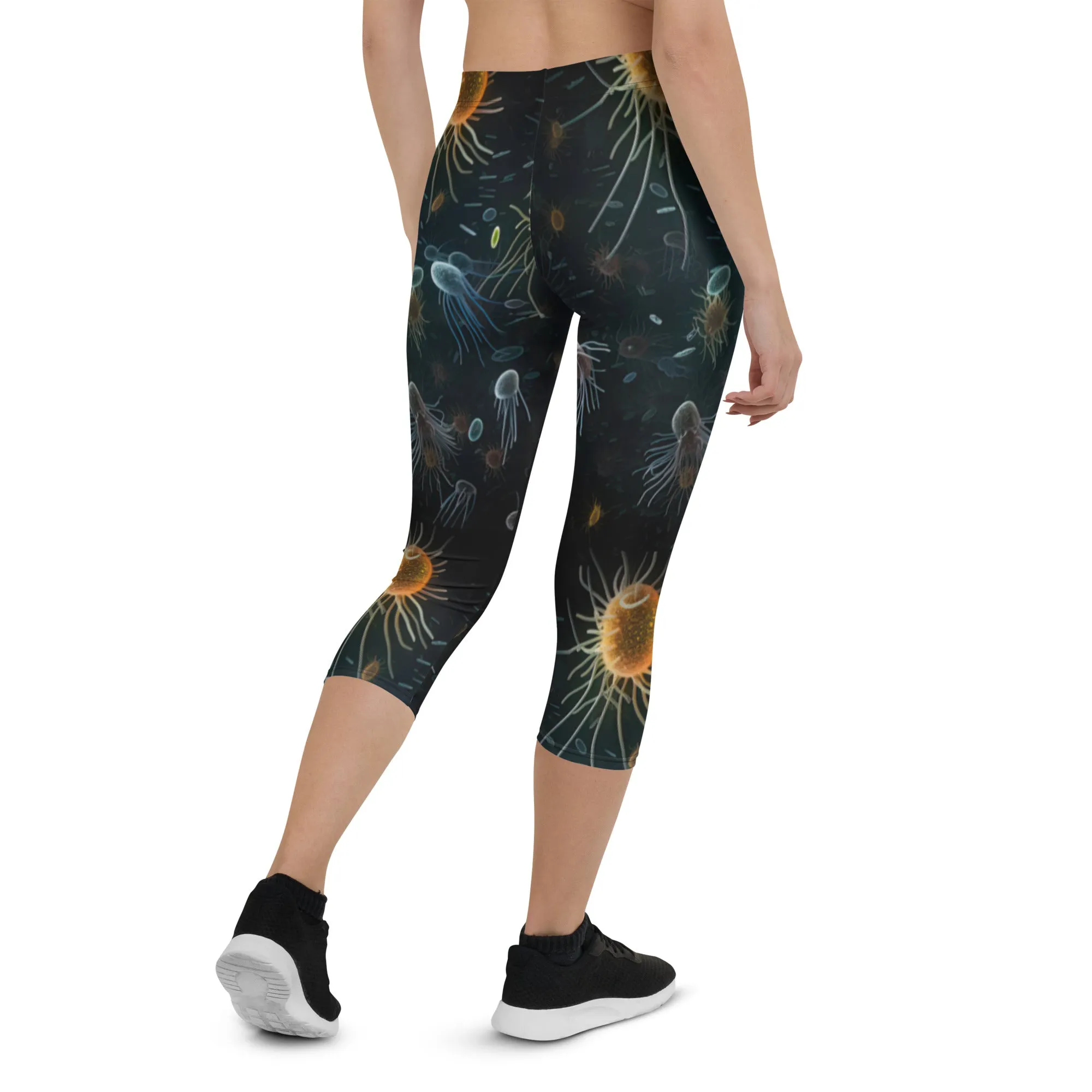 Capri Leggings Microbial Galaxy