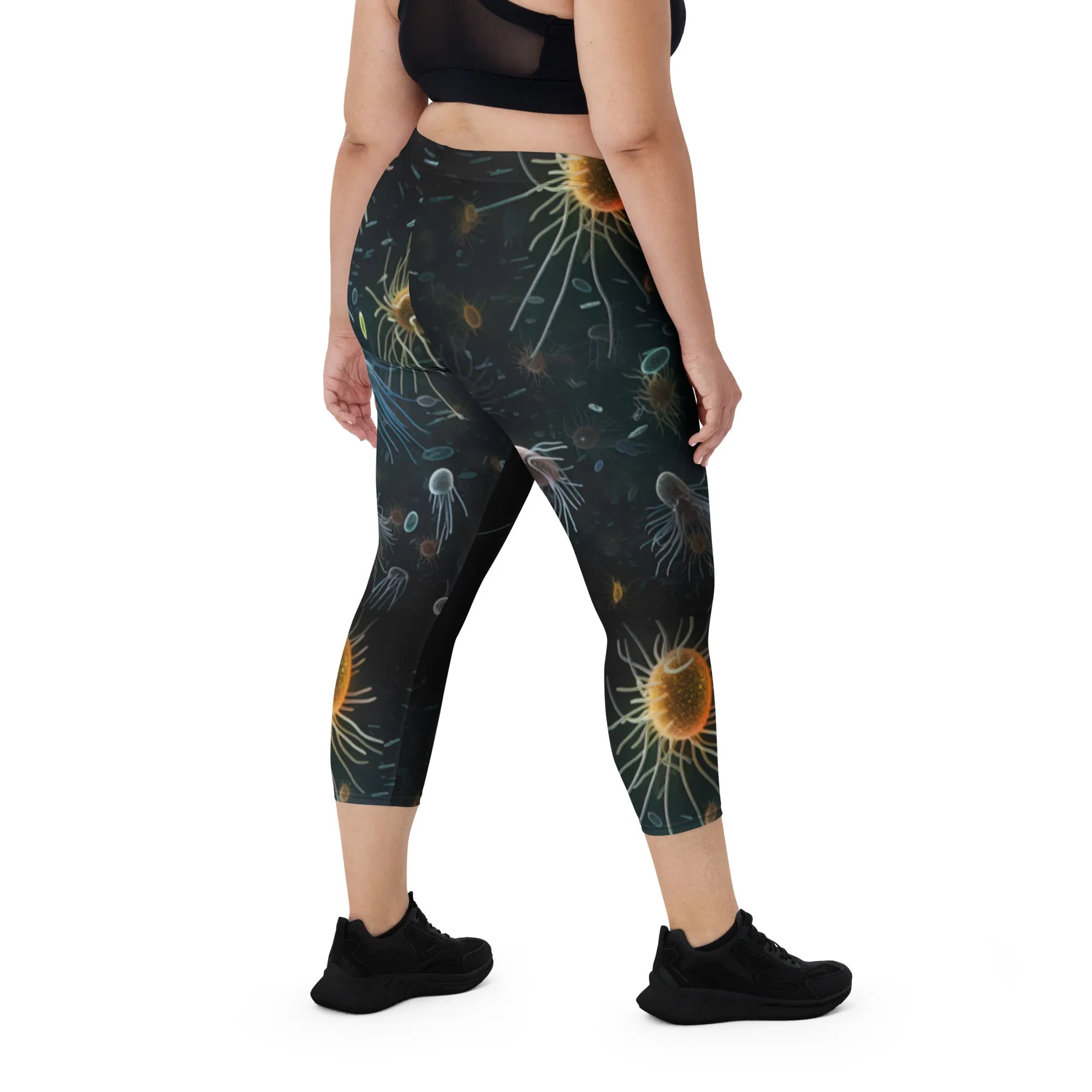 Capri Leggings Microbial Galaxy