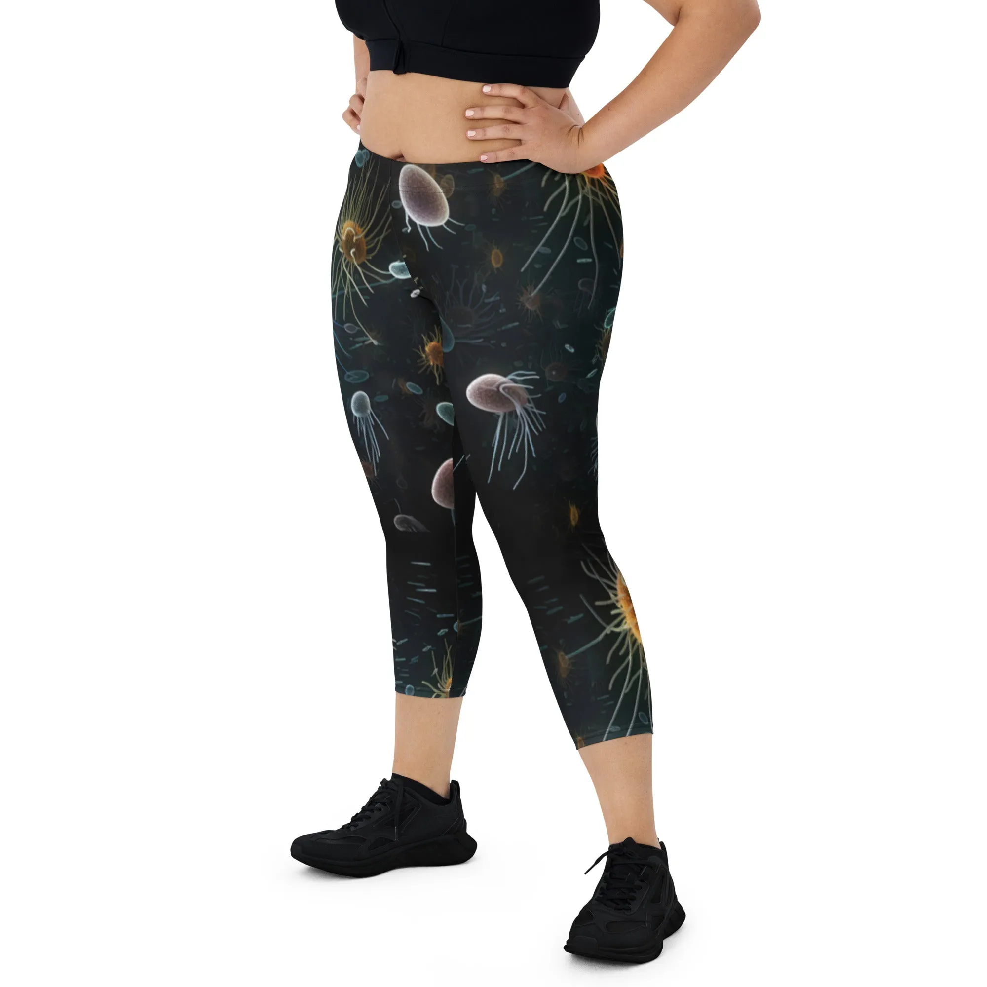 Capri Leggings Microbial Galaxy