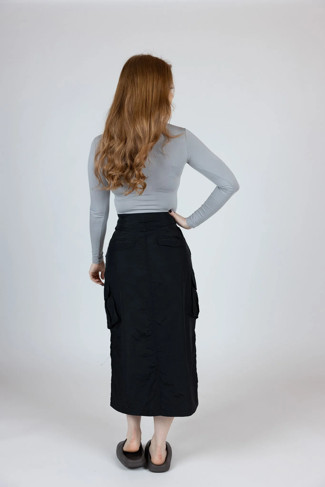 Cargo Drawstring Skirt