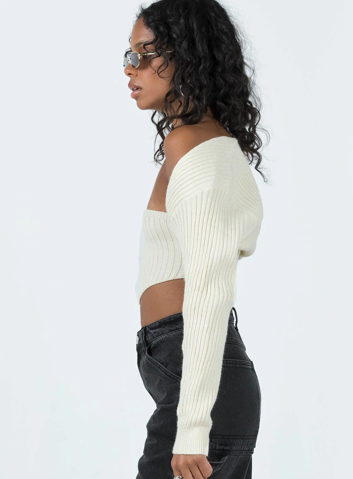 Carmona Sweater Set White