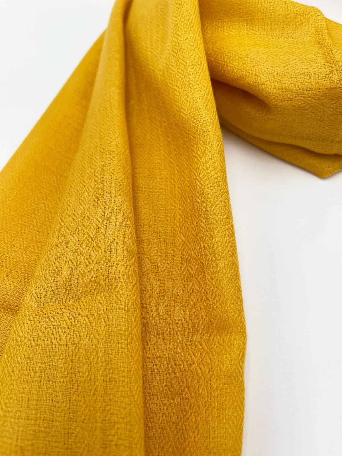 Cashmere Scarf - YELLOW