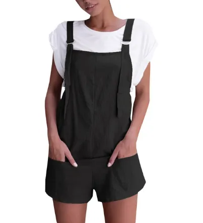 Cotton Shorts Dungarees