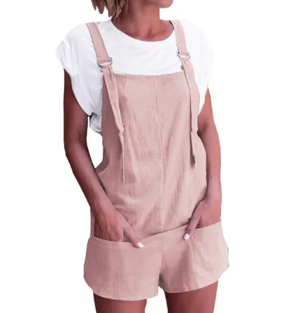 Cotton Shorts Dungarees