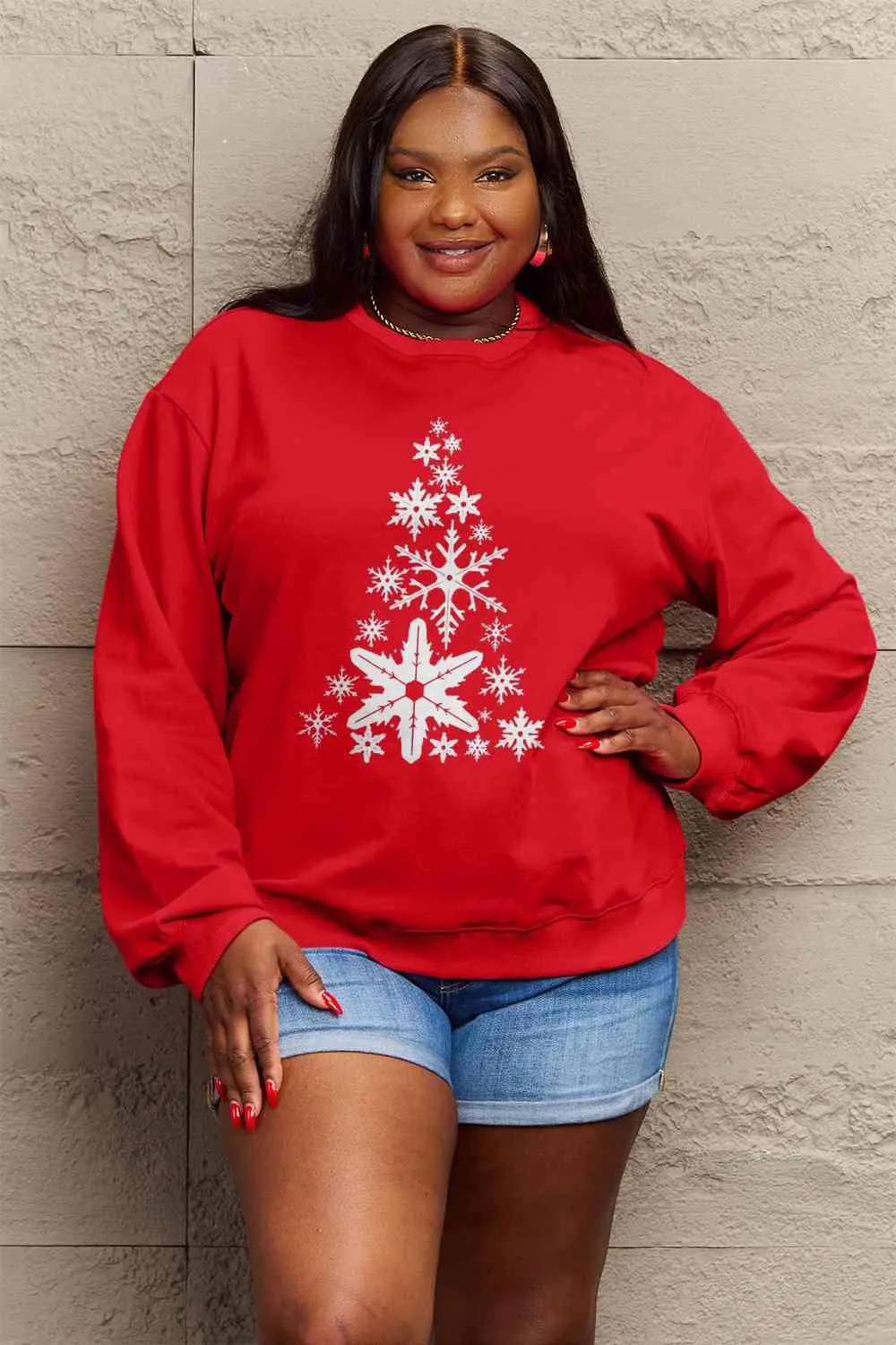 Cozy Christmas Tree Knit Sweater - Holiday Cheer Edition