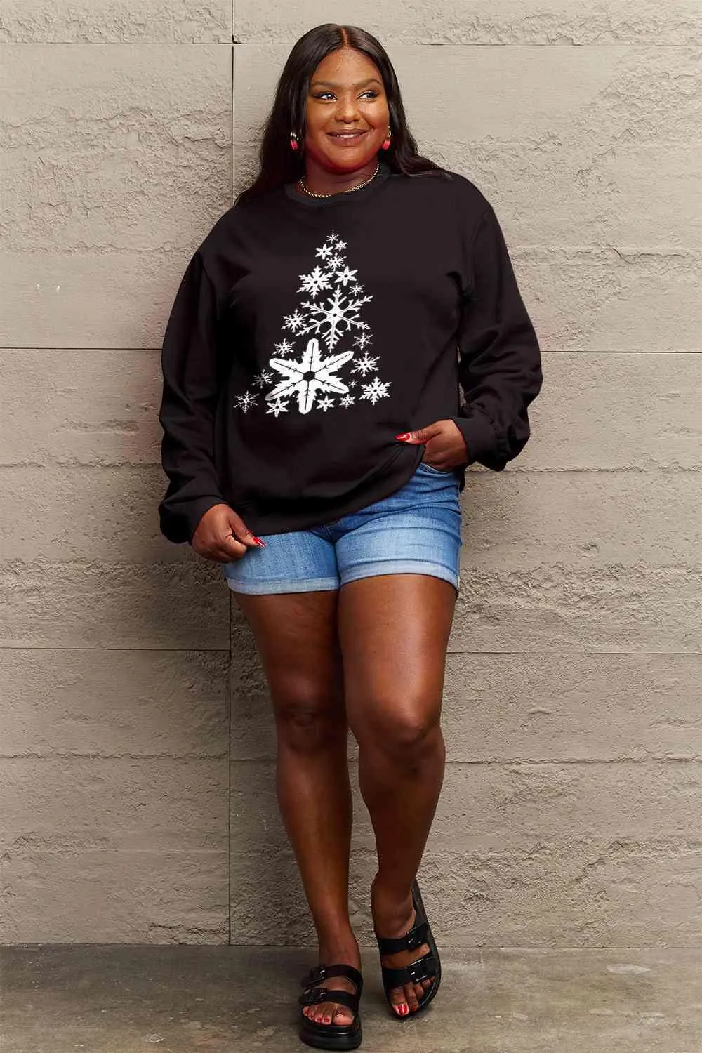 Cozy Christmas Tree Knit Sweater - Holiday Cheer Edition