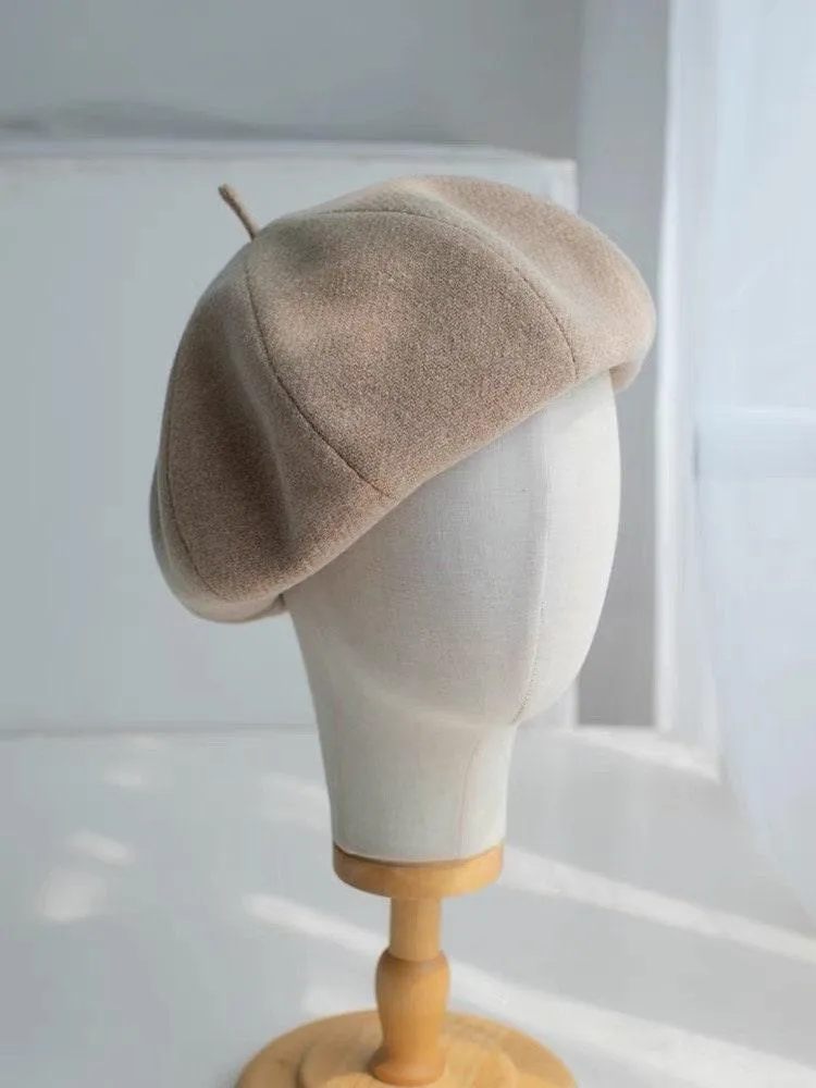 Customized oversize Wool Beret for Men Women