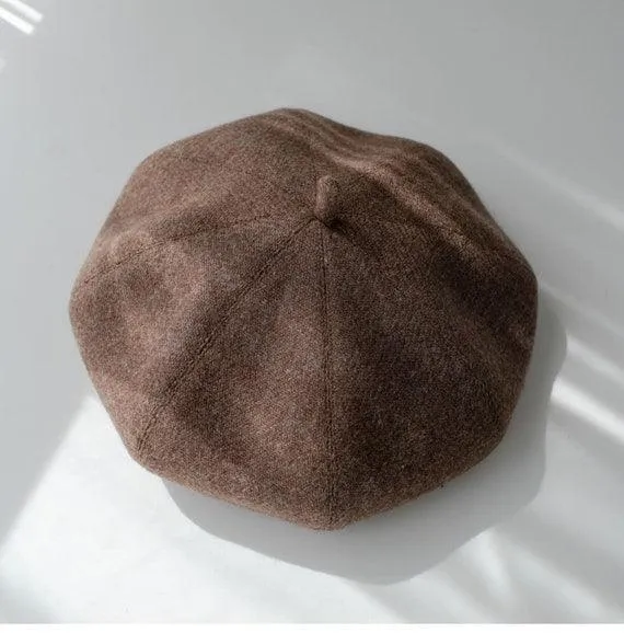 Customized oversize Wool Beret for Men Women