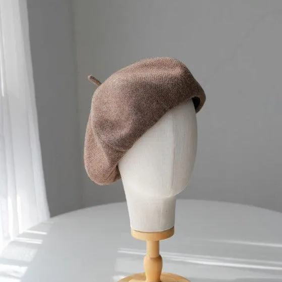 Customized oversize Wool Beret for Men Women