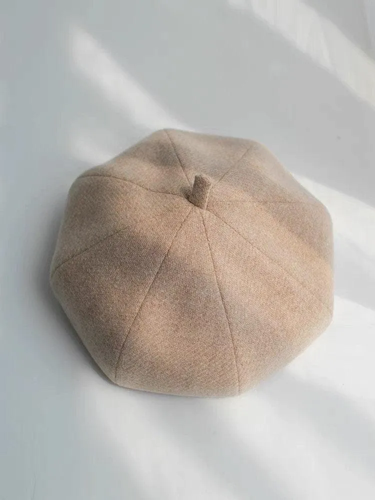 Customized oversize Wool Beret for Men Women