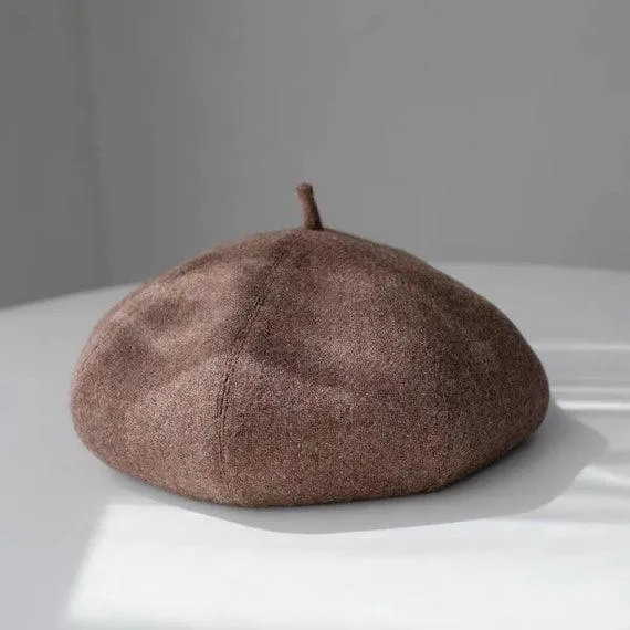 Customized oversize Wool Beret for Men Women