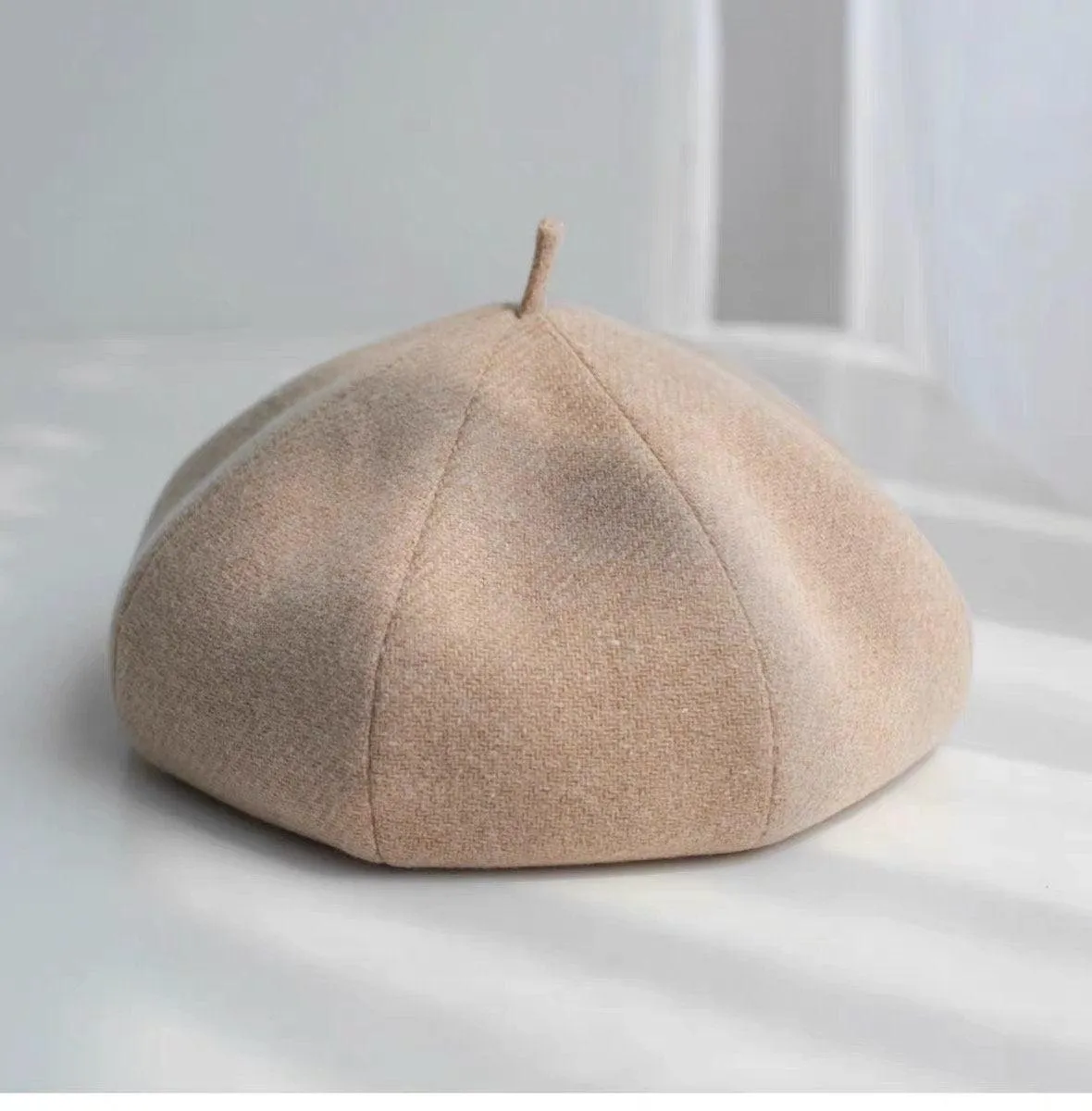 Customized oversize Wool Beret for Men Women