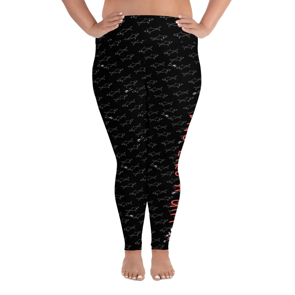 Dive Like a Girl Plus Size Leggings