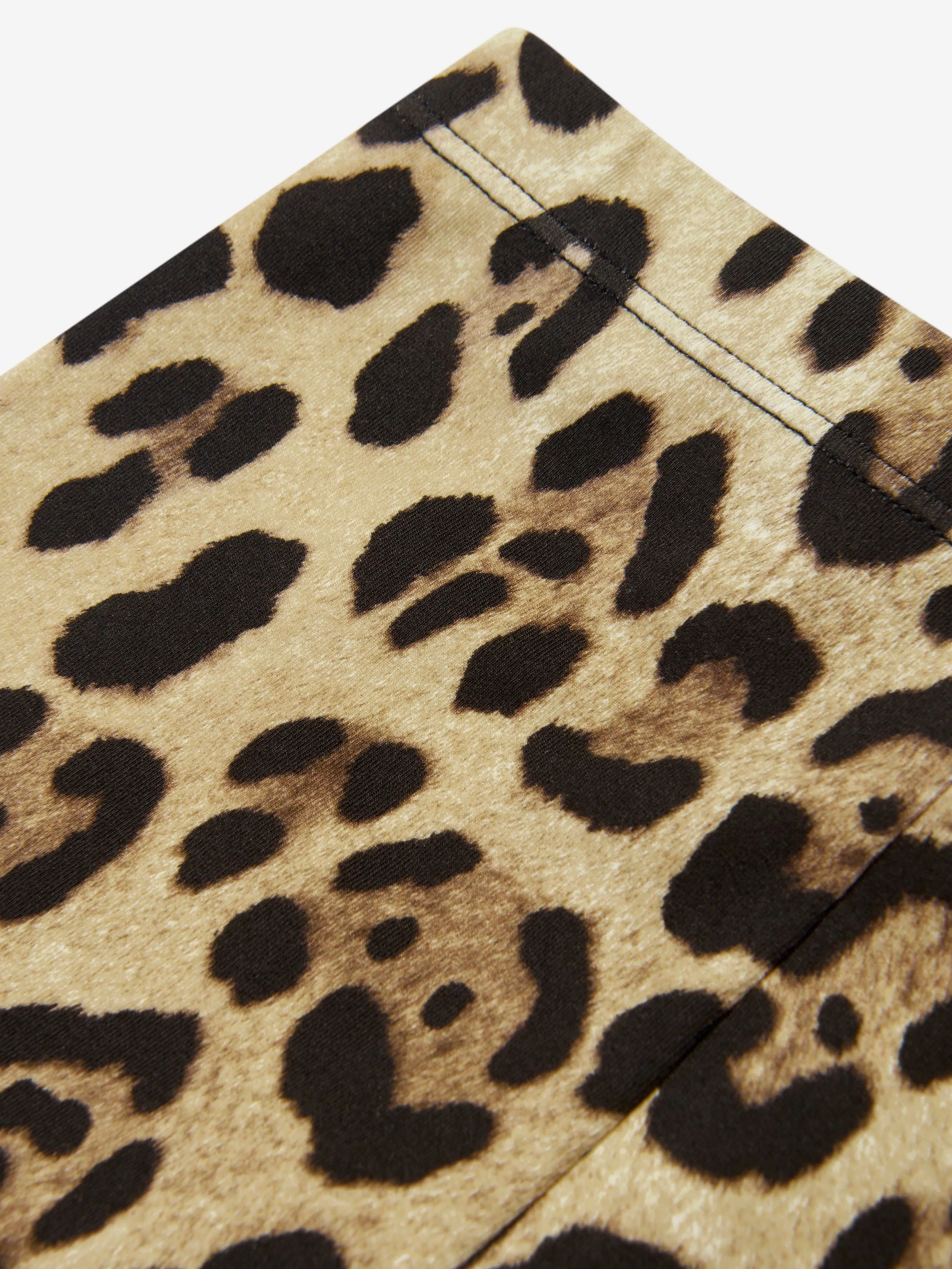 Dolce & Gabbana Baby Girls Leopard Leggings in Beige