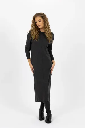 Elena Dress in Charcoal