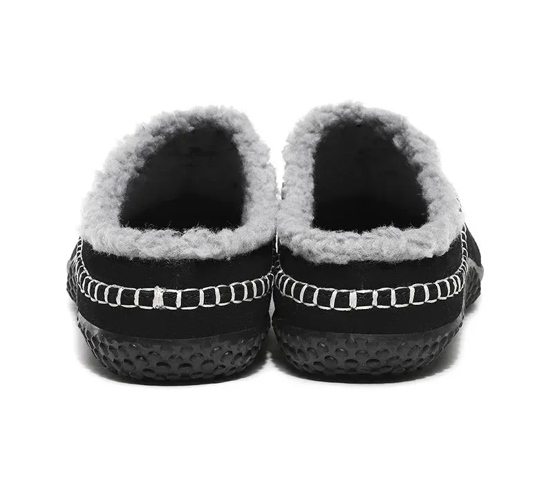 Fleece-Lined Indoor Slippers