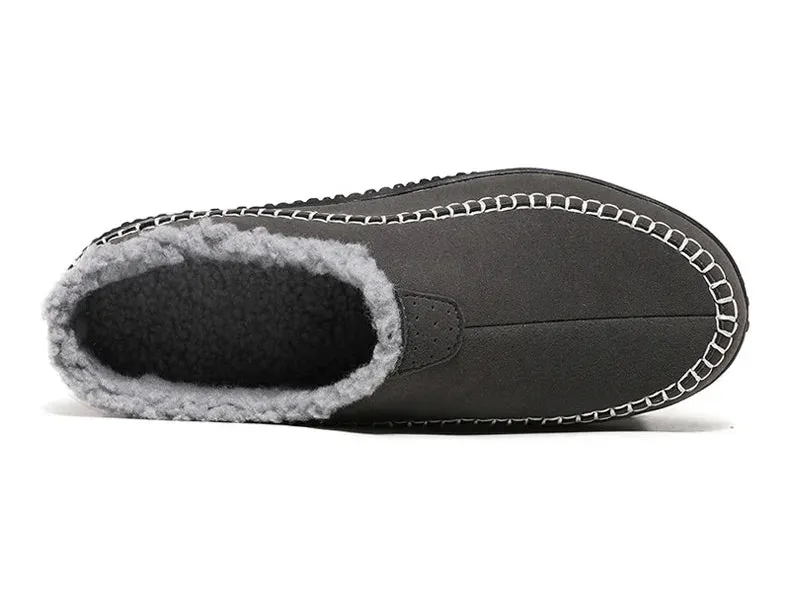 Fleece-Lined Indoor Slippers