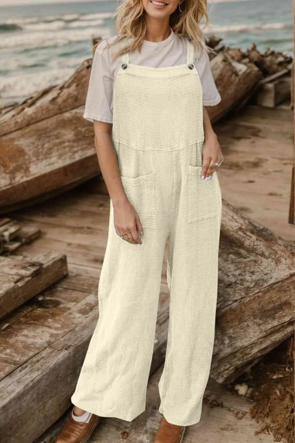 Full Size Jumpsuit, white jumpsuit, women’s jumpsuit, fall jumpsuit