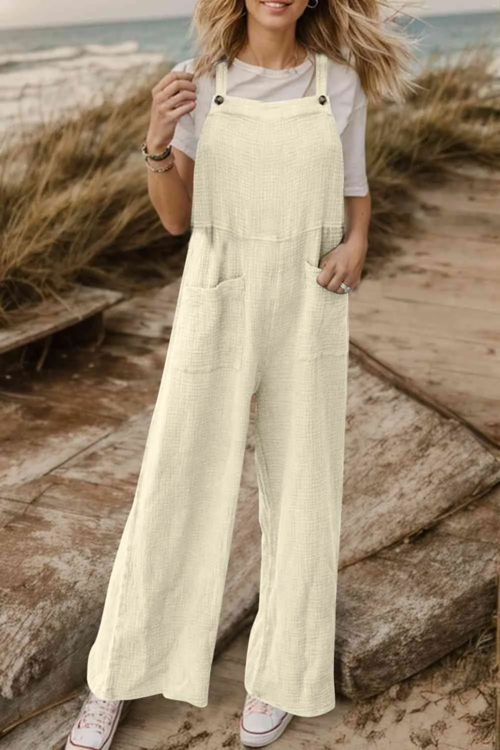 Full Size Jumpsuit, white jumpsuit, women’s jumpsuit, fall jumpsuit