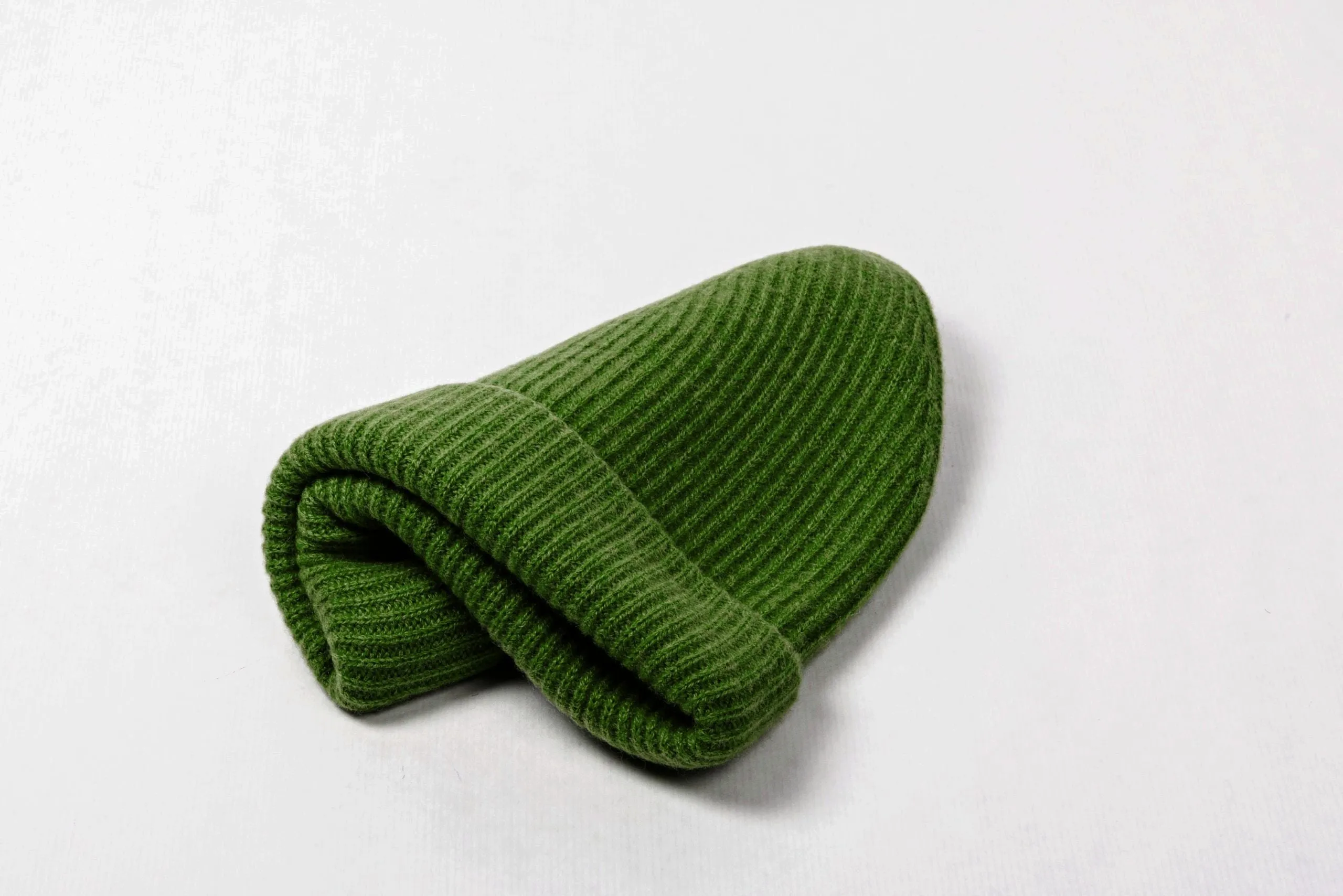 Heavy Rib Cashmere Cap