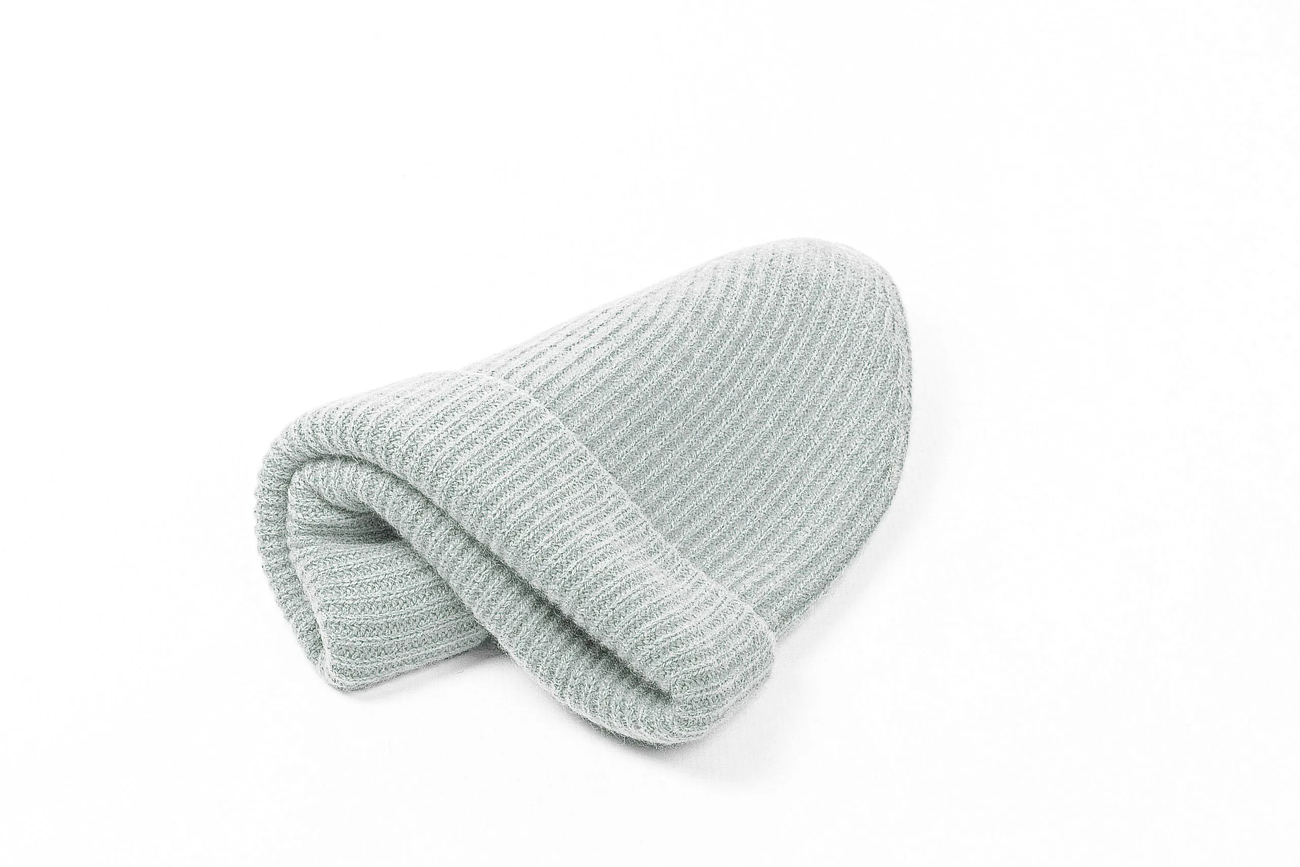 Heavy Rib Cashmere Cap