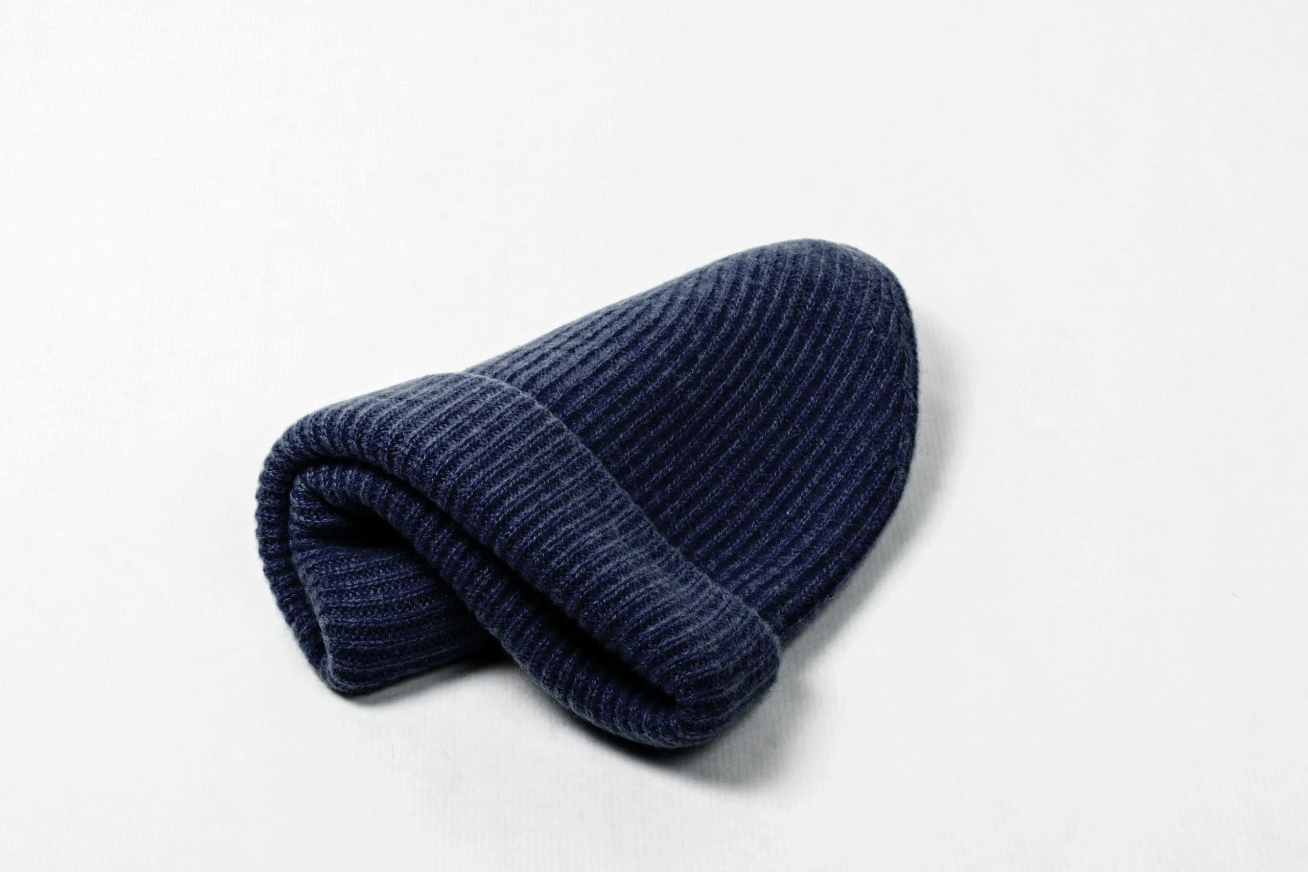 Heavy Rib Cashmere Cap