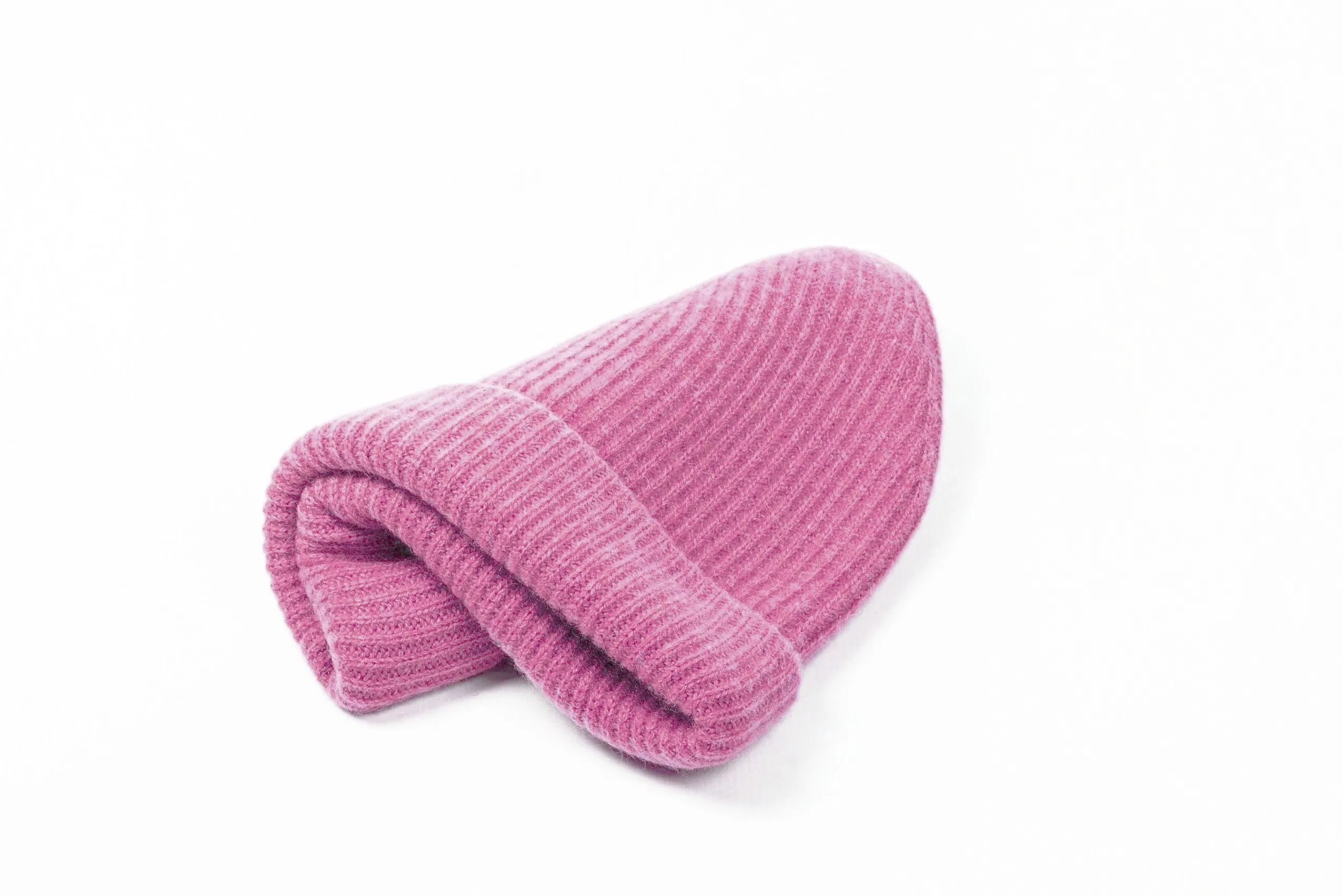 Heavy Rib Cashmere Cap