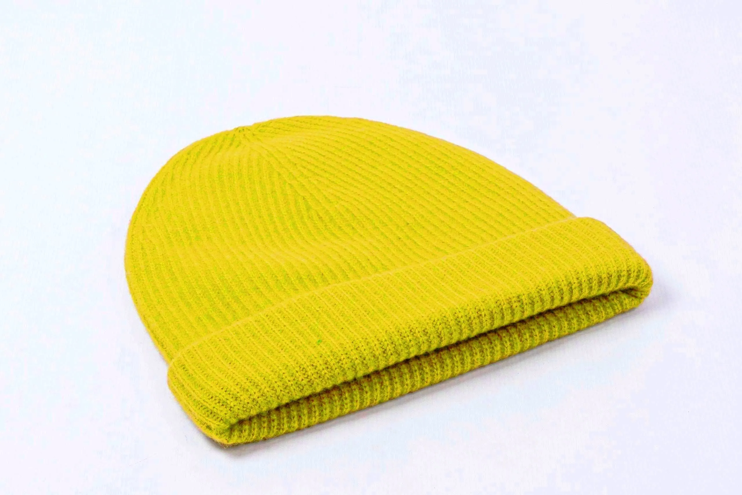 Heavy Rib Cashmere Cap