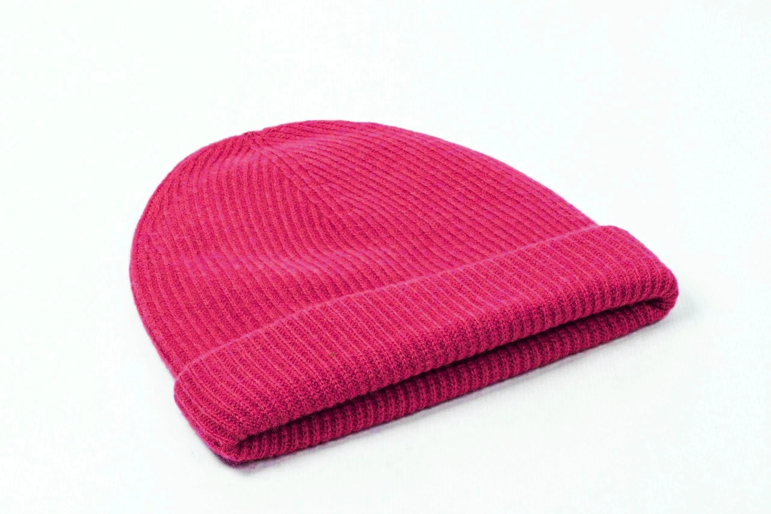 Heavy Rib Cashmere Cap