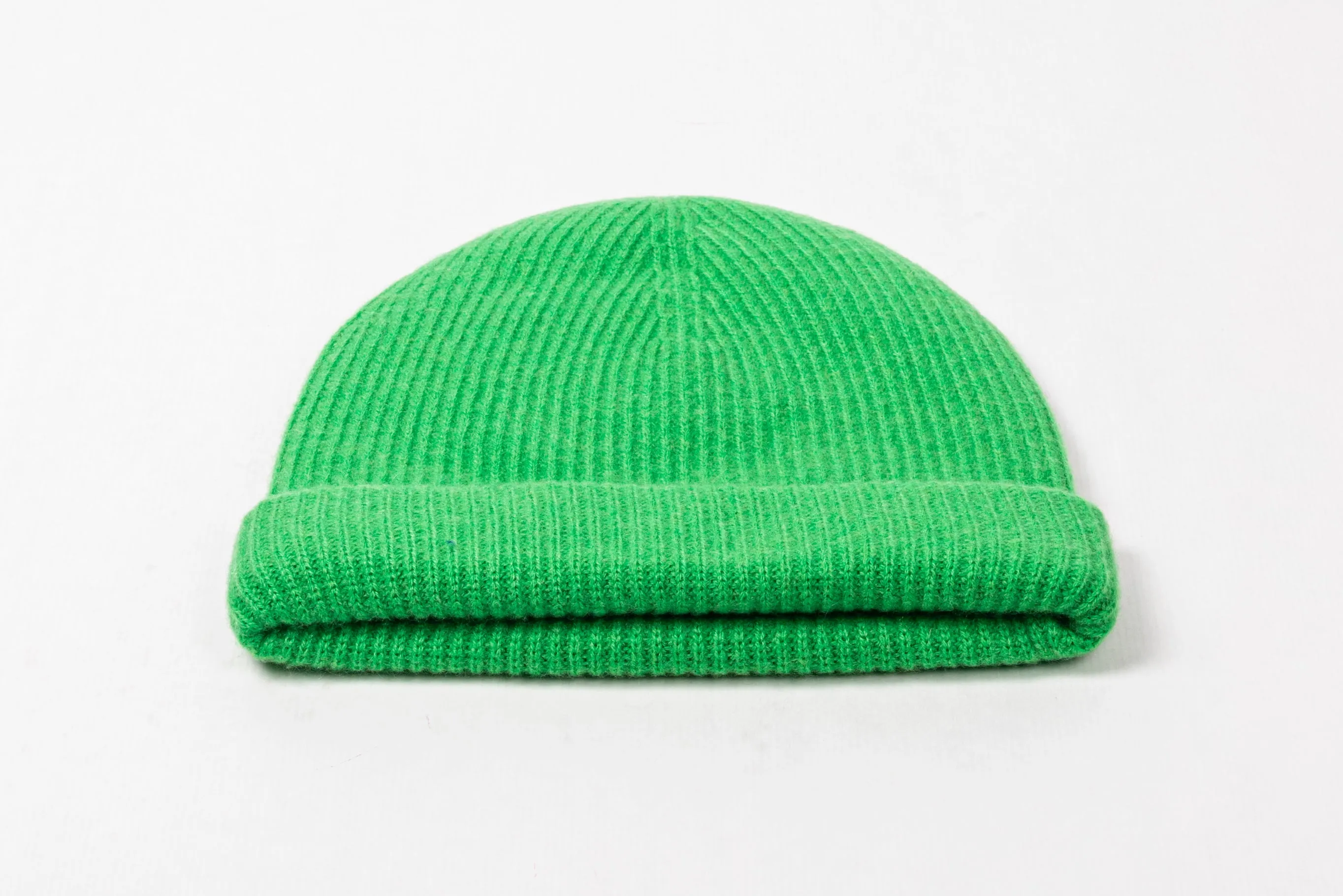 Heavy Rib Cashmere Cap