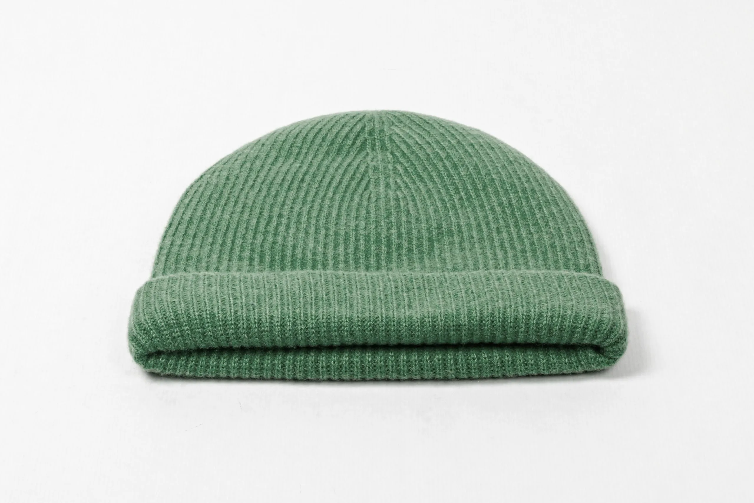 Heavy Rib Cashmere Cap