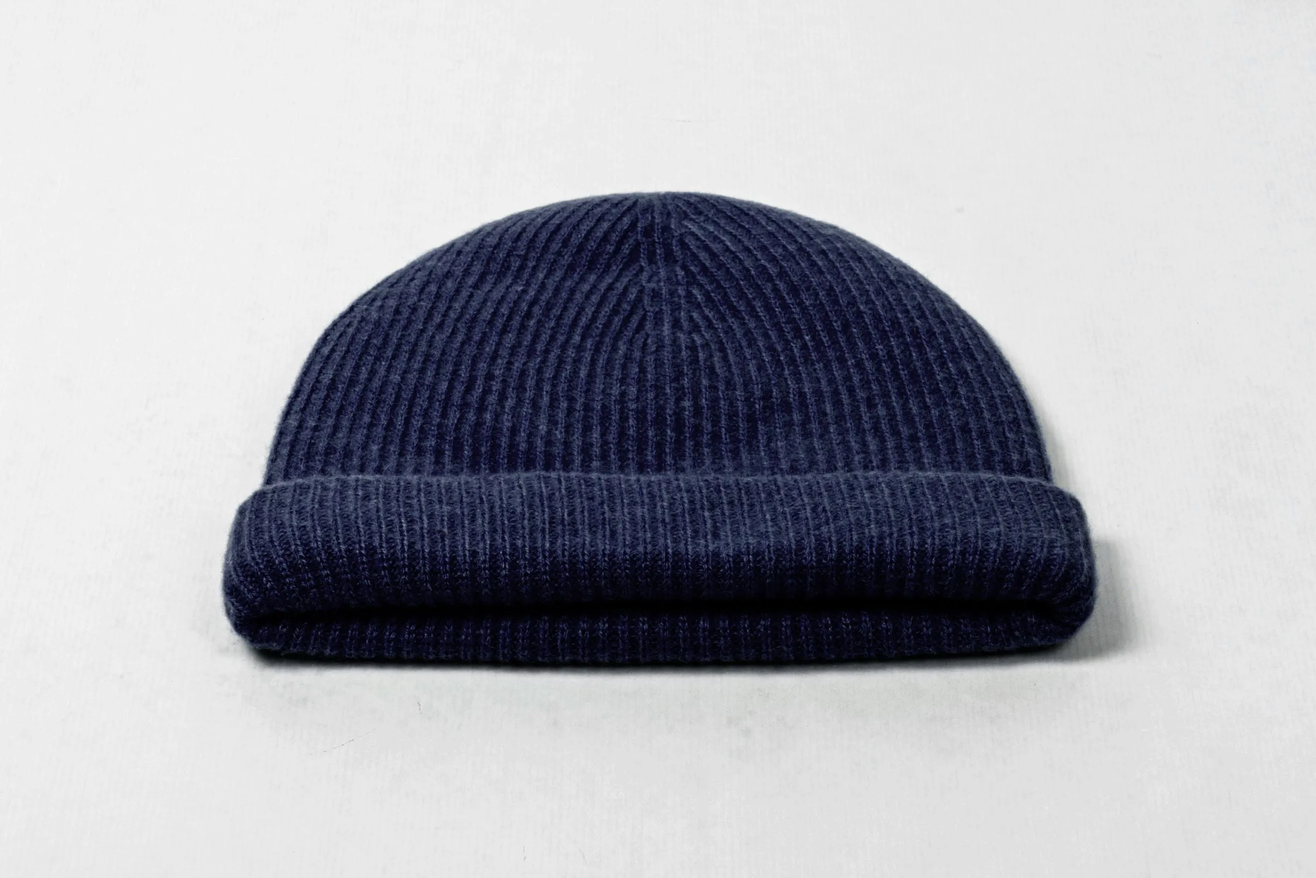 Heavy Rib Cashmere Cap