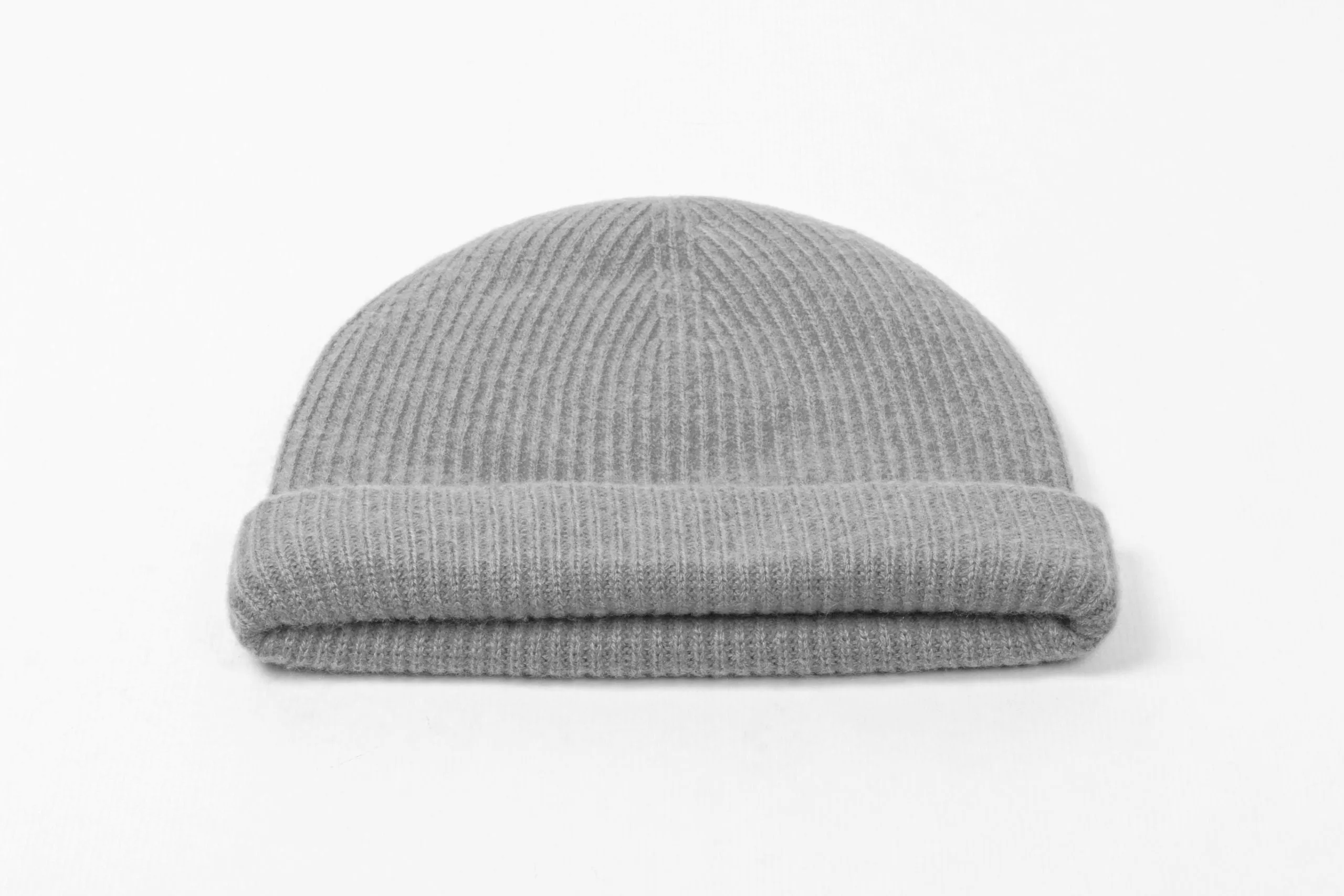 Heavy Rib Cashmere Cap