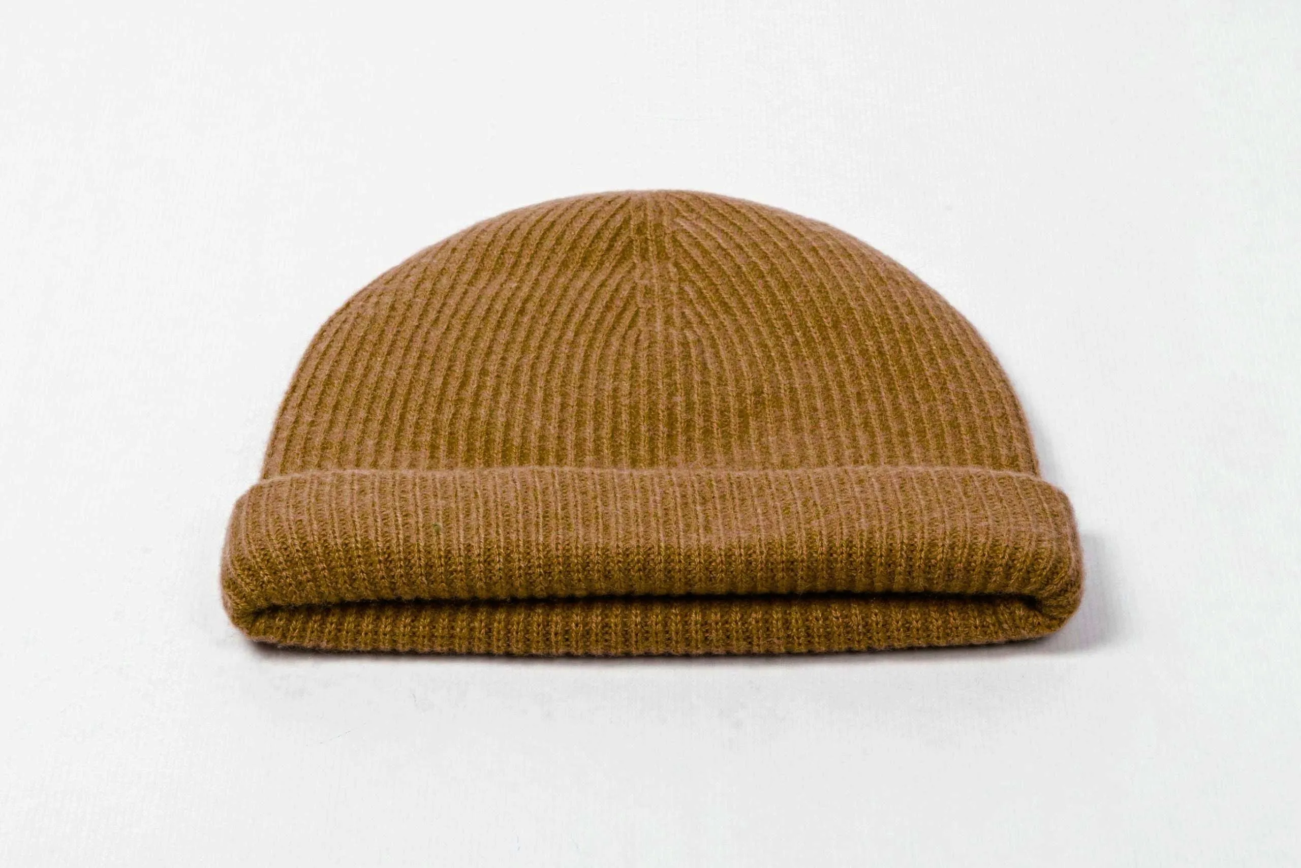 Heavy Rib Cashmere Cap