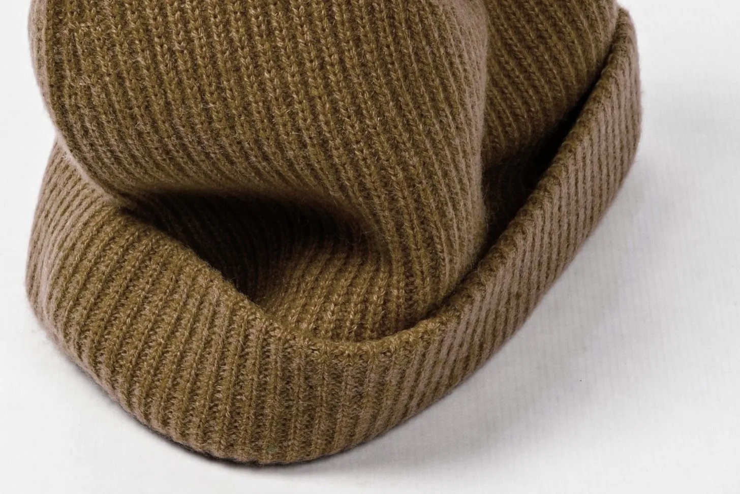 Heavy Rib Cashmere Cap