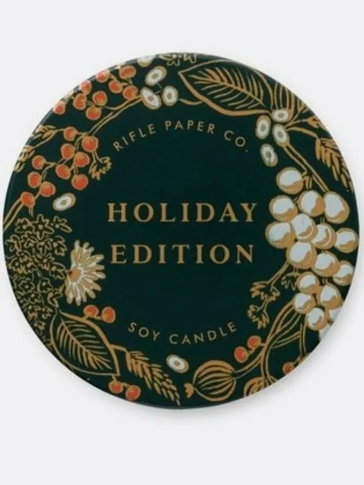 Holiday 3 oz Tin Candle