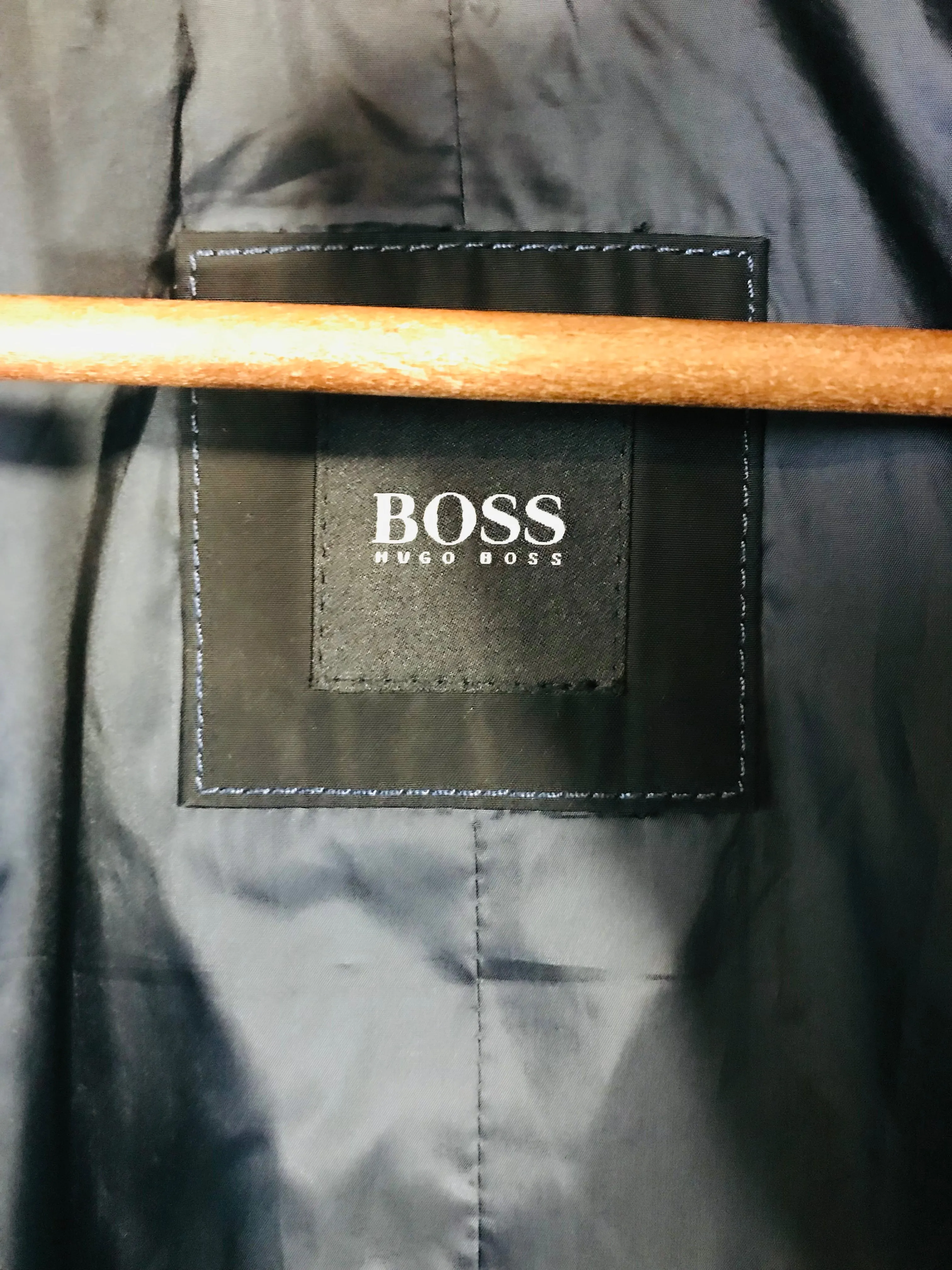 Hugo Boss Men's Zip Parka Jacket | 54 | Black