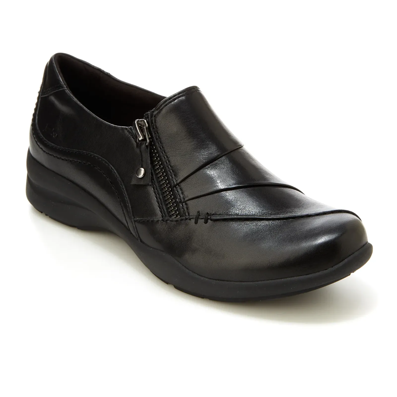 Jambu Thea Slip On (Women) - Black Leather