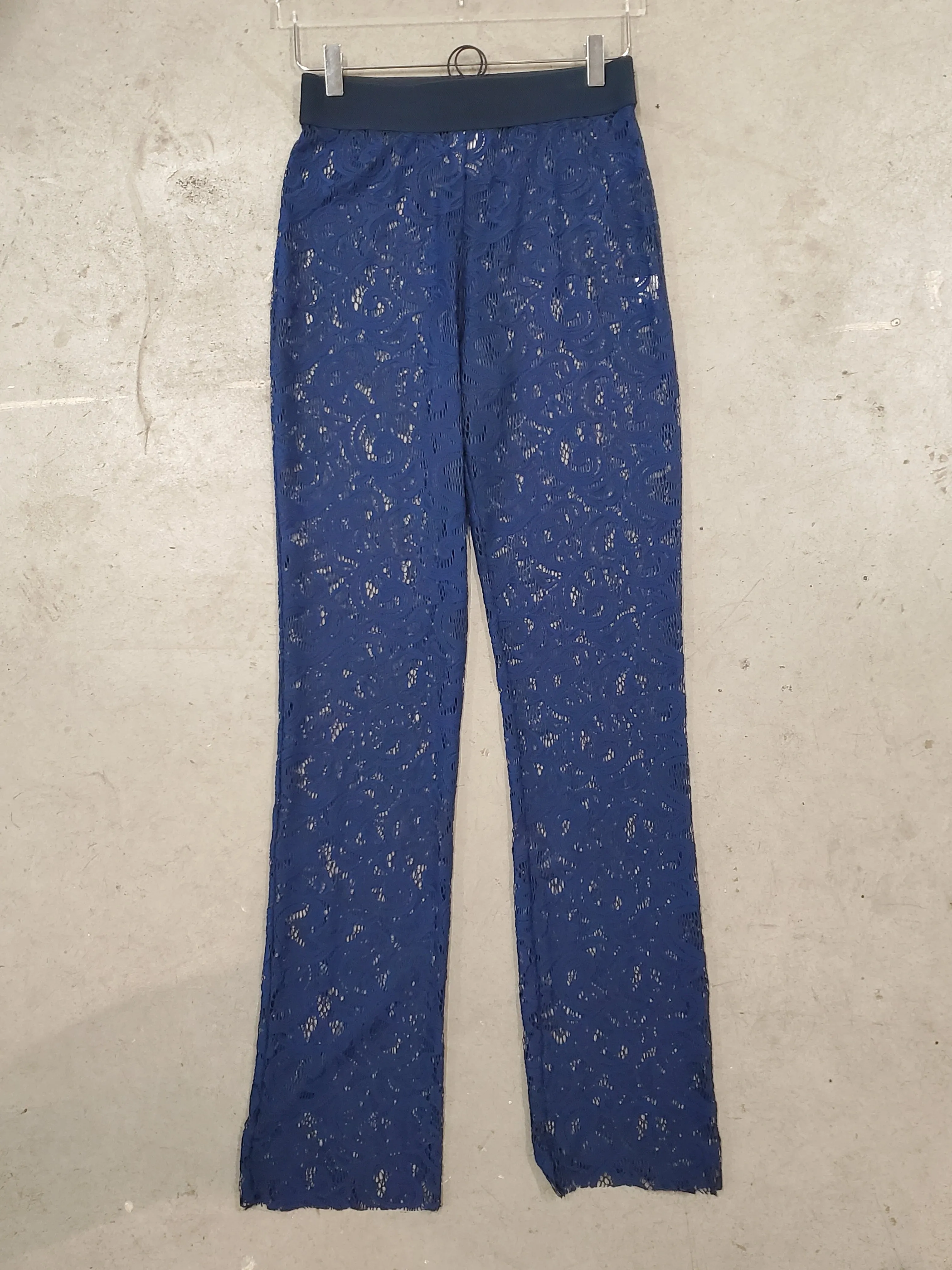 Lace Pants - Navy