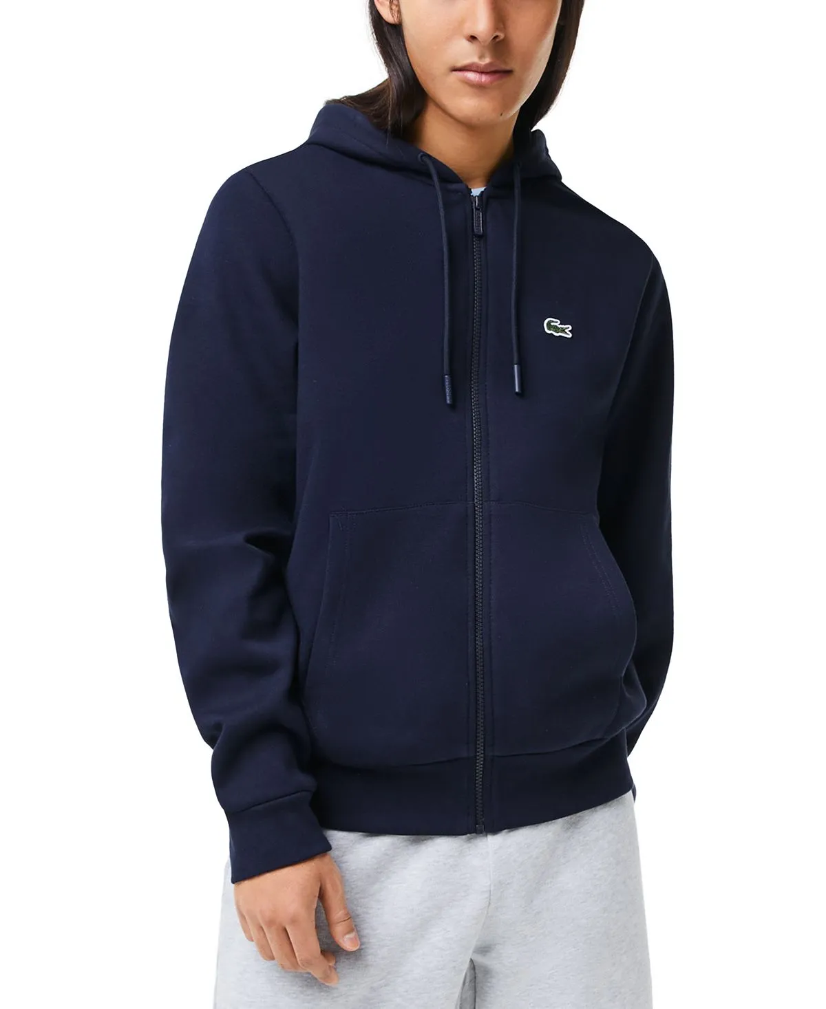 Lacoste men's classic cut sweatshirt with long sleeves and crocodile logo