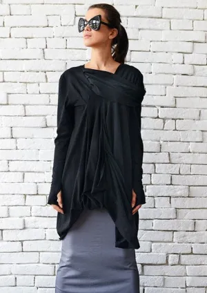 Long Sleeve Black Tunic