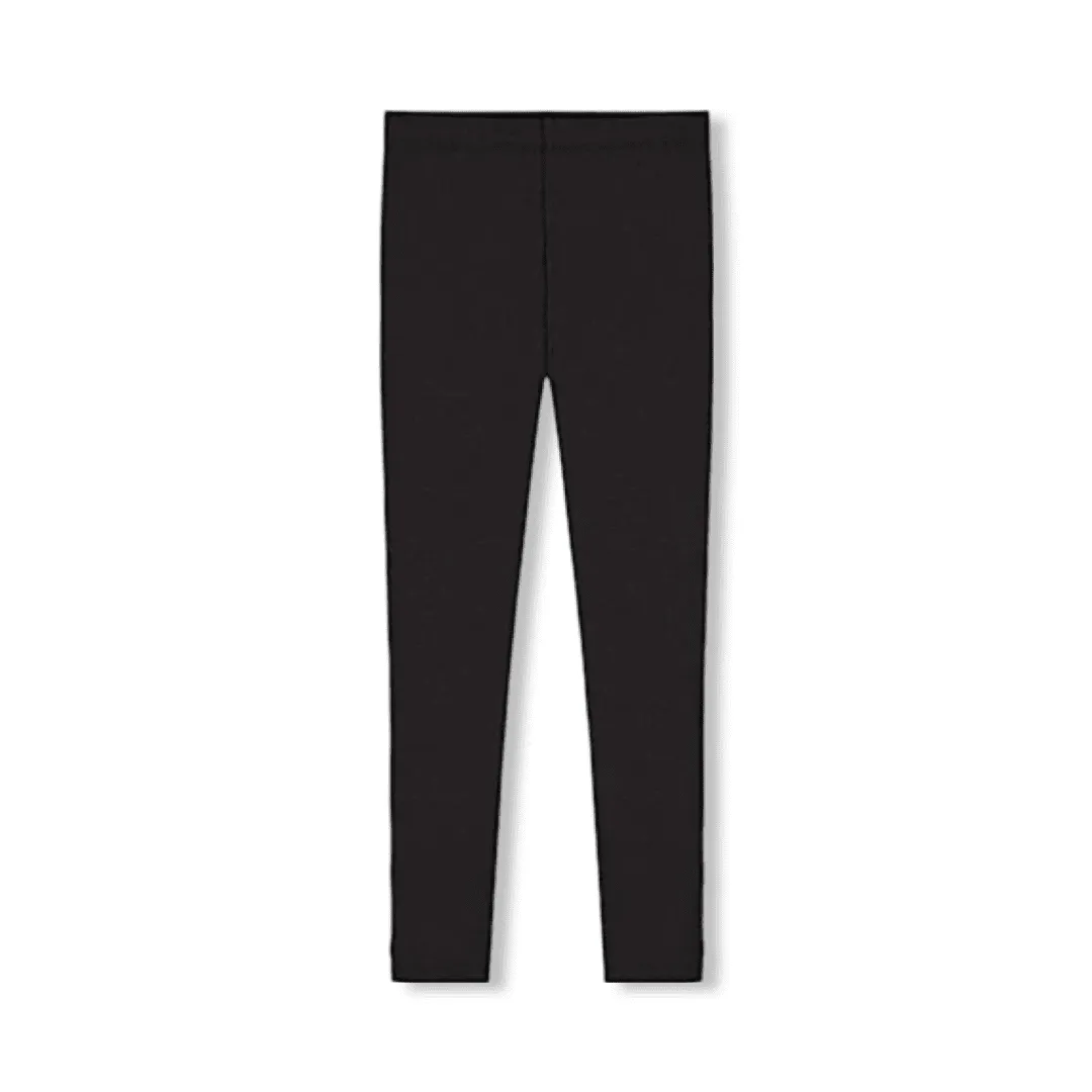 Lycra Stretch Jersey Leggings - Black